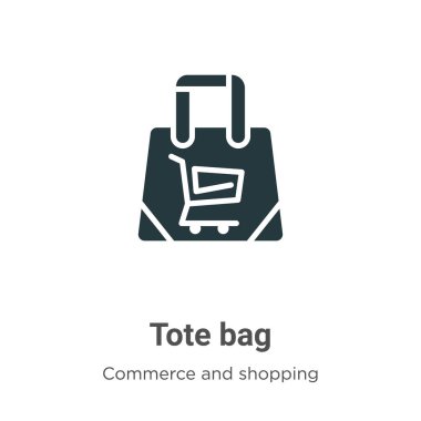 Beyaz arkaplanda çanta vektör simgesi. Mobil konsept ve web uygulamaları tasarımı için modern ticaret ve alışveriş koleksiyonundan düz vektör çanta simgesi simgesi işareti.