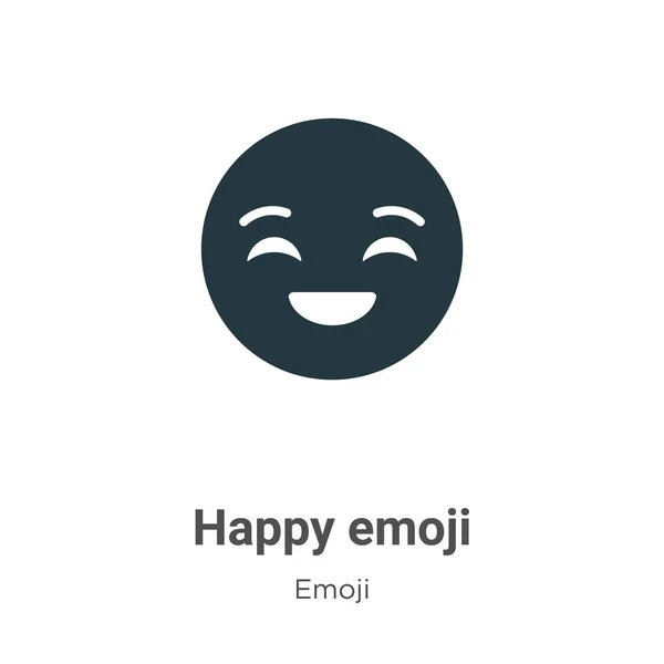 白い背景に幸せな絵文字ベクトルアイコン フラットベクトル幸せな絵文字アイコン Emojidex 絵文字デックス モバイルコンセプトとウェブアプリのデザインのための現代のコレクション — ストックベクタ