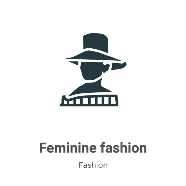 白い背景に女性のファッションベクトルアイコン モバイルコンセプトとWebアプリのデザインのための現代的なファッションコレクションからフラットベクトル女性ファッションアイコン記号サイン — ストックベクタ