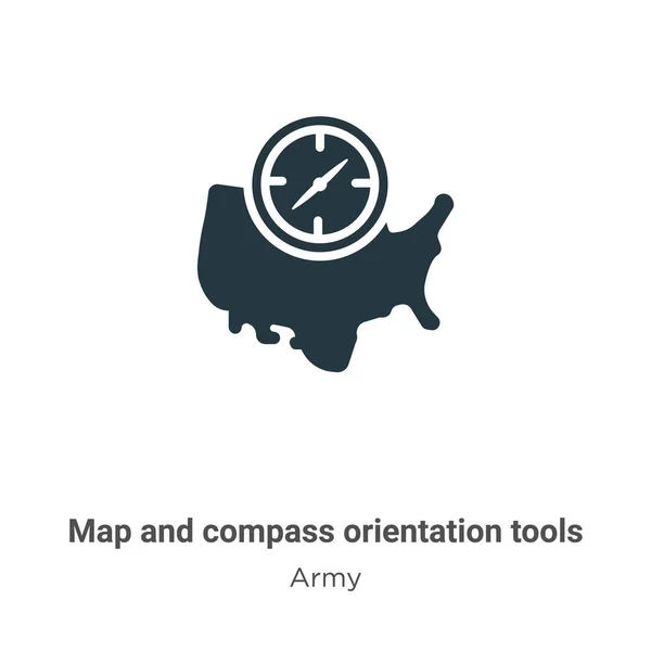 Map and compass orientation tools vector icon on white background. Flat vector map and compass orientation tools icon symbol sign from modern army collection for mobile concept and web apps design. — Stock Illustration Map Compass Orientation Tools Vector Icon White Background Flat Vector Royalty Free Stock Vectors
