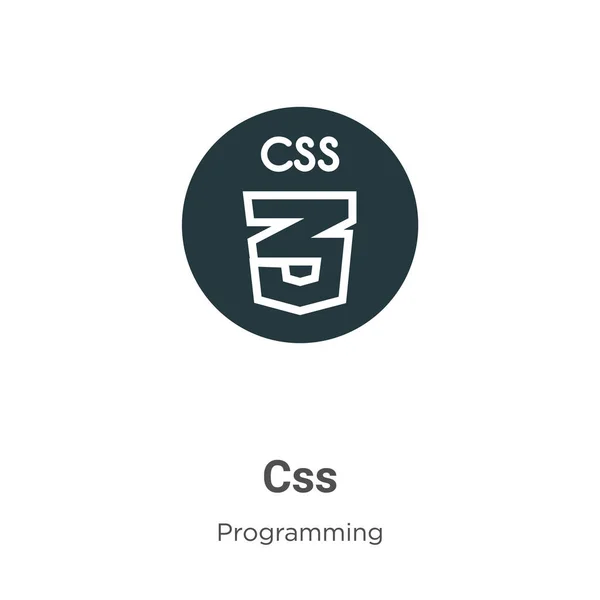 배경에 Css 아이콘 있습니다 Css 아이콘 모바일 설계를 프로그래밍 컬렉션 — 스톡 벡터