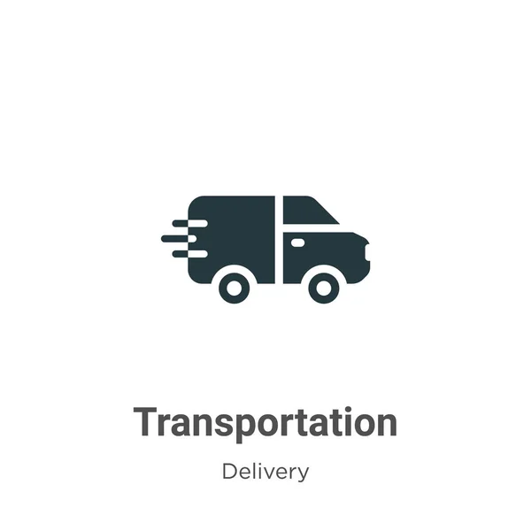 아이콘 Flat Vector Transportional Icon Sign Modern Delivery Collection Mobile — 스톡 벡터