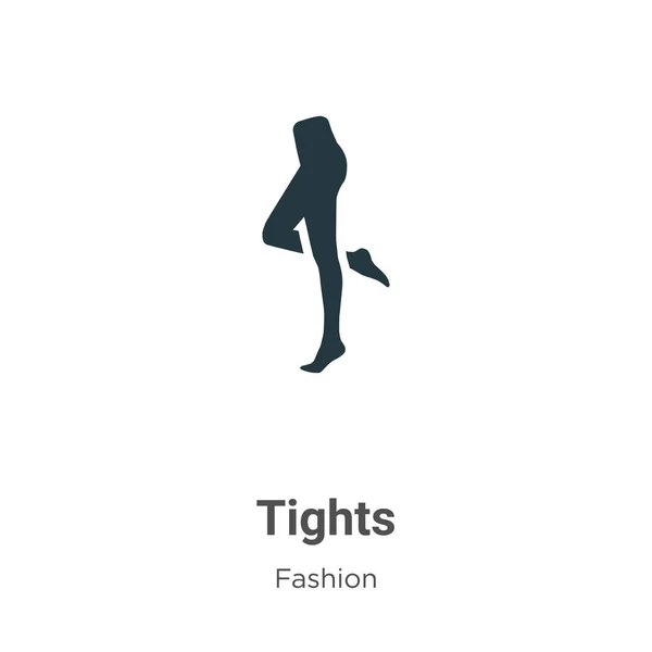 Combate Ícone Vetorial Fundo Branco Flat Vector Tights Icon Sign — Vetor de Stock