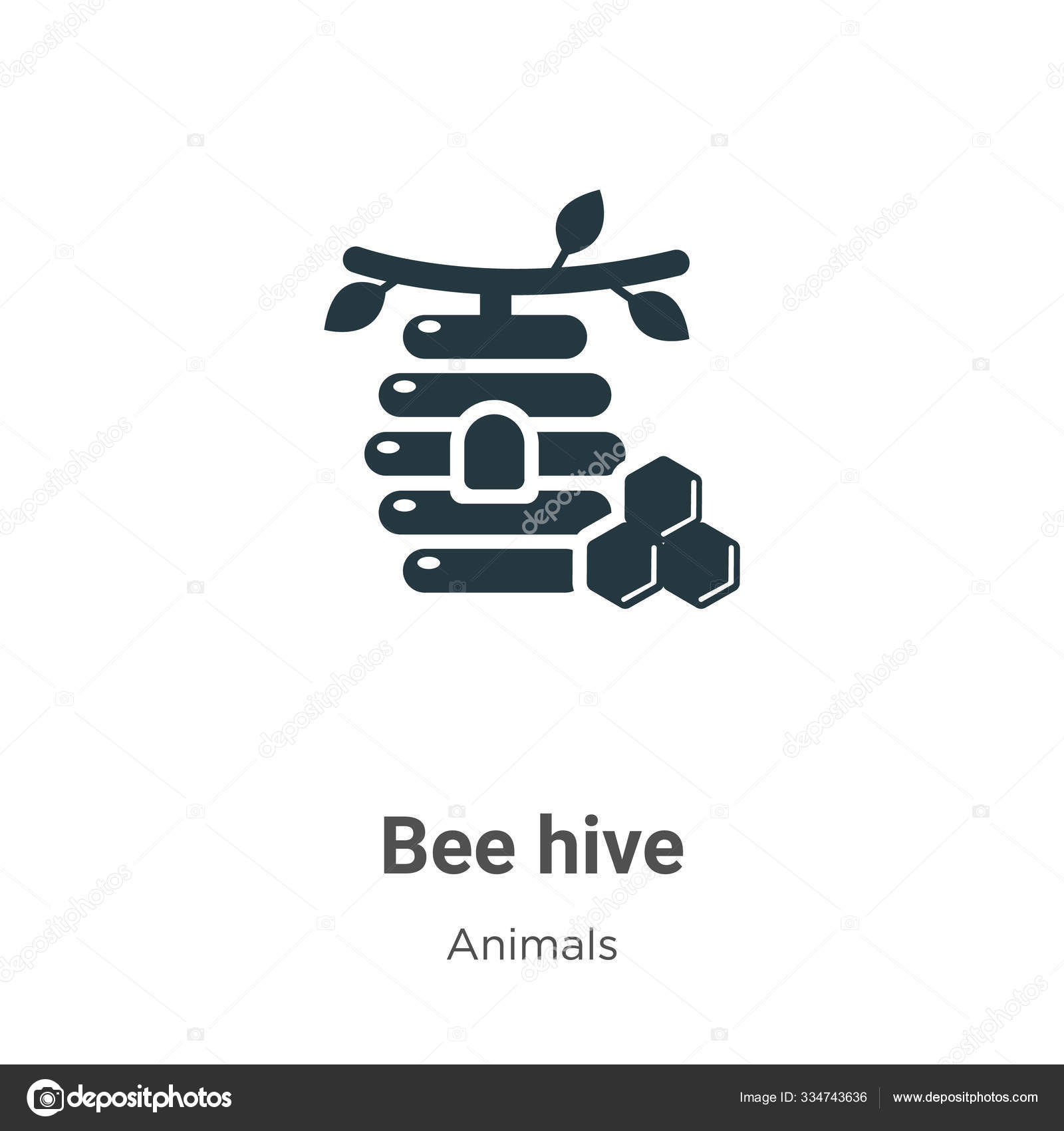 Free Vector  Bee honeycomb concept illustration