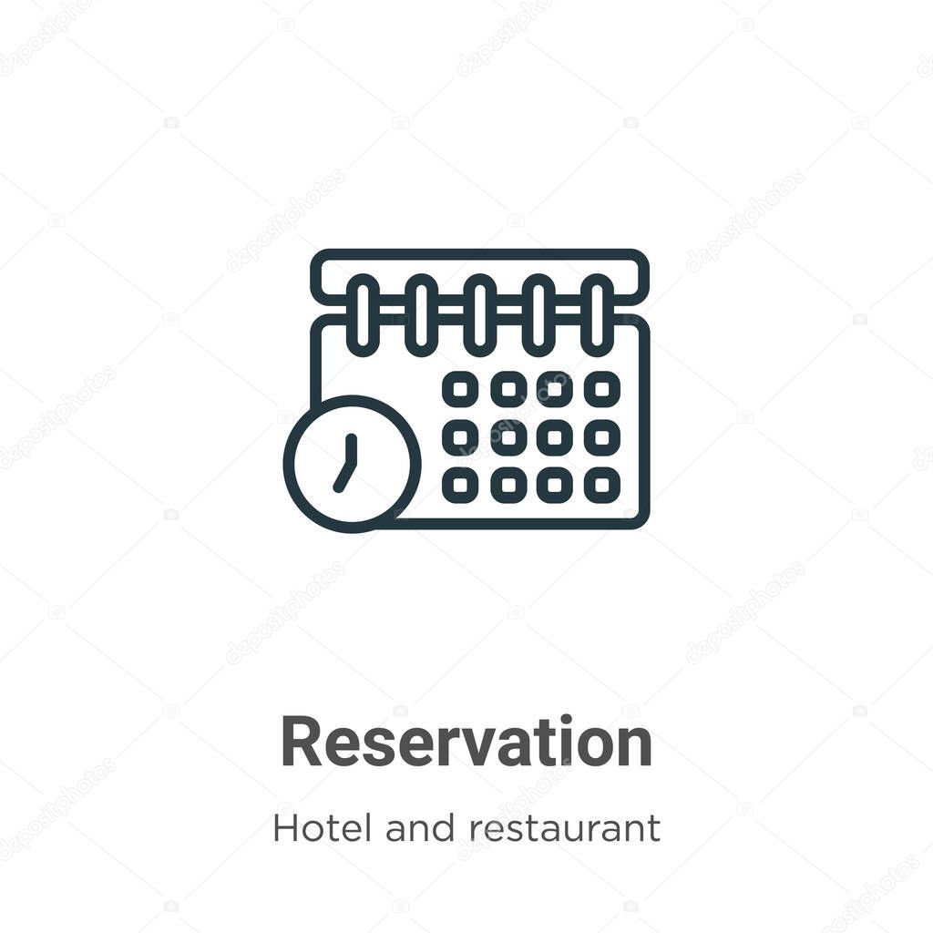 Reservation Outline Vector Icon Thin Line Black Reservation Icon Flat Vector Simple Element Illustration From Editable Hotel And Restaurant Concept Isolated Stroke On White Background Premium Vector In Adobe Illustrator Ai Reservation Outline Vector Icon Thin Line Black Reservation Icon Flat Vector Simple Element Illustration From Editable Hotel And Restaurant Concept Isolated Stroke On White Background Premium Vector In Adobe Illustrator Ai