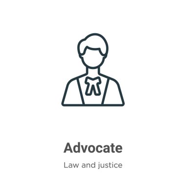 Taslak vektör simgesini destekle. İnce çizgi siyah savunma simgesi, düz vektör basit element illüstrasyonu düzenlenebilir hukuk ve adalet kavramından beyaz arka planda izole edilmiş felç