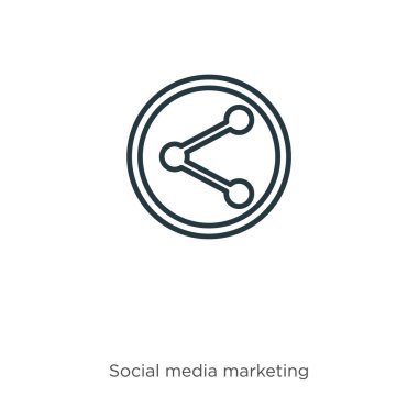 Sembol ana hat vektör simgesi. İnce çizgi siyah sembol simgesi, düz vektör basit element çizimi düzenlenebilir sosyal konseptten izole edilmiş beyaz arkaplan vuruşu