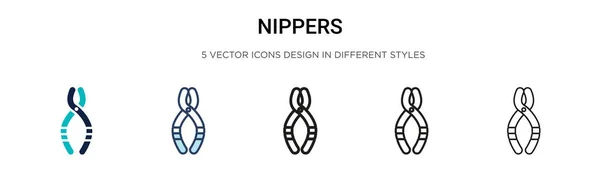 Reppers Icon Filled Thin Line Outline Stroke Style Векторная Иллюстрация — стоковый вектор