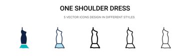 Bir omuz giysisi ikonu, ince çizgi, özet ve vuruş stili. Mobil, ui, web için iki renkli ve siyah omuz vektör ikonu tasarımı vektör illüstrasyonu kullanılabilir