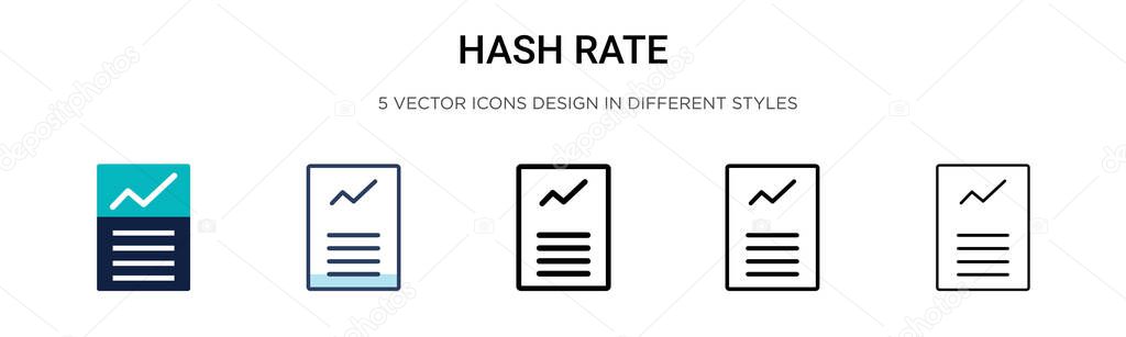 Taxa de hash Vector Art Stock Images | Depositphotos
