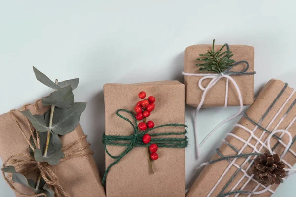 Zero waste and natural packaging for presents.
