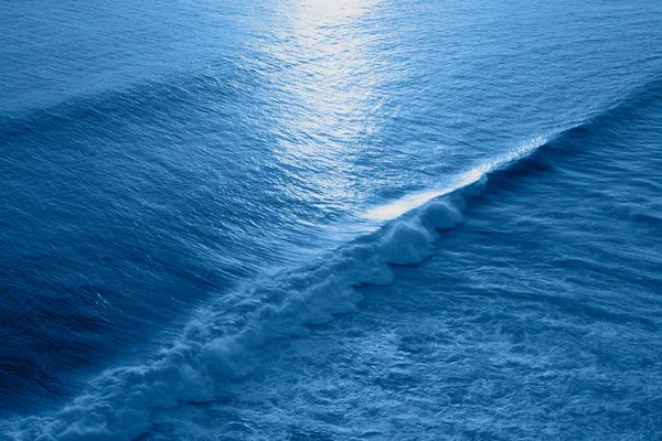 今年流行的经典蓝色的海景. — 图库照片