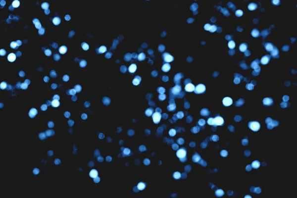 Beautiful and festive blurred lights in classic blue color. — 스톡 사진