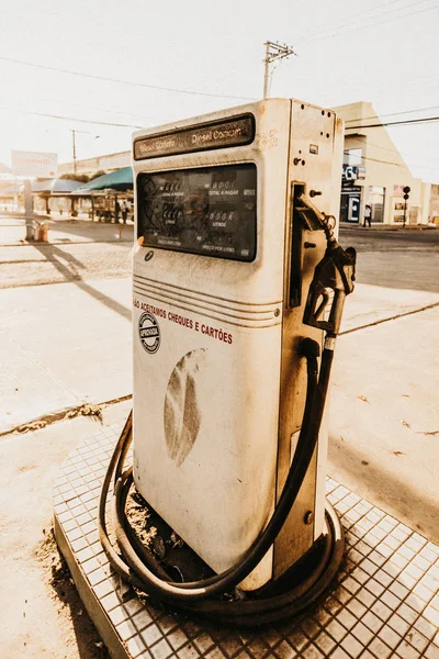 Vintage Car Desert Station — Stock Photo, Image