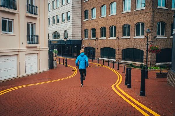Sportovní běh v londýnských ulicích — Stock fotografie
