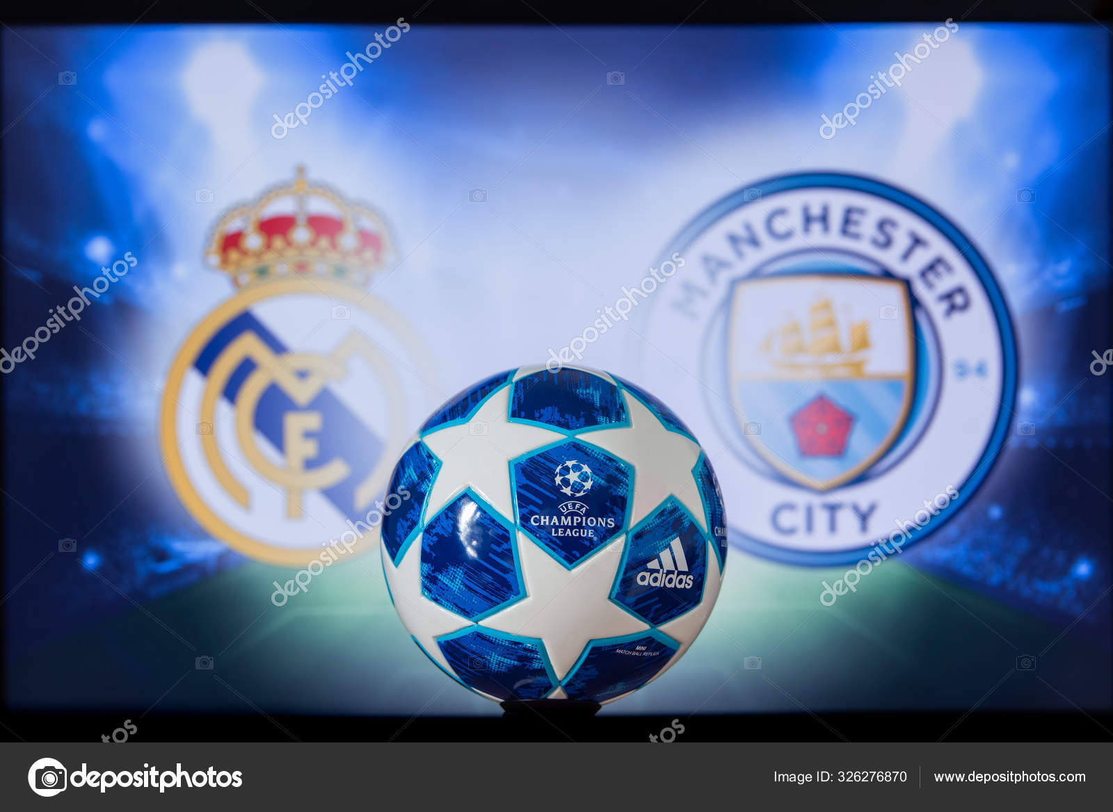 MADRID, SPAIN, 2019: Real Madrid (ESP) vs Manchester