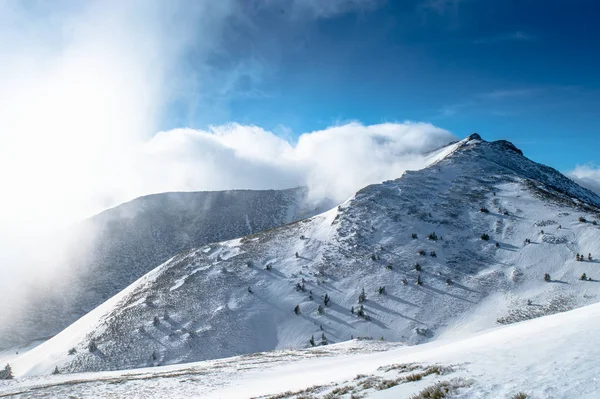 Montanhas Cárpatas de Inverno. Mala Fatra, Eslováquia. Foto de alta qualidade — Fotografia de Stock