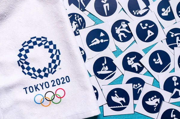 Tokio, Japan, Januar. 20. 2020: Olympische Spiele 2020 in Tokio — Stockfoto
