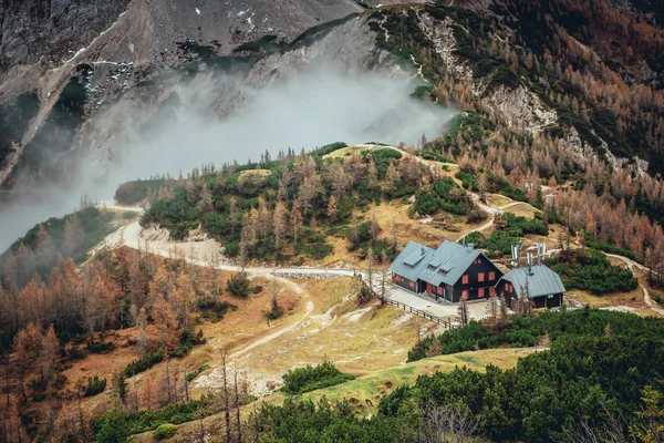 Vrsiç - Postarski dom Mountain Hut yakınlarındaki görüş noktası — Stok fotoğraf