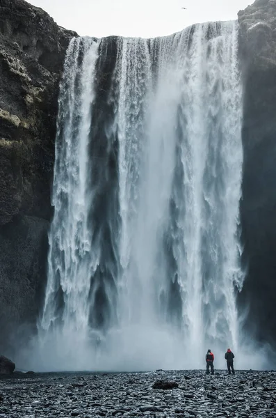 Iceland natura, zima podróż zdjęcie w śniegu, przygoda, podróż, turystyka, góry. — Zdjęcie stockowe