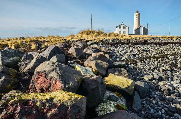 IJslandse natuur, winter reizen foto in sneeuw, avontuur, reis, wandelen, bergen. — Stockfoto