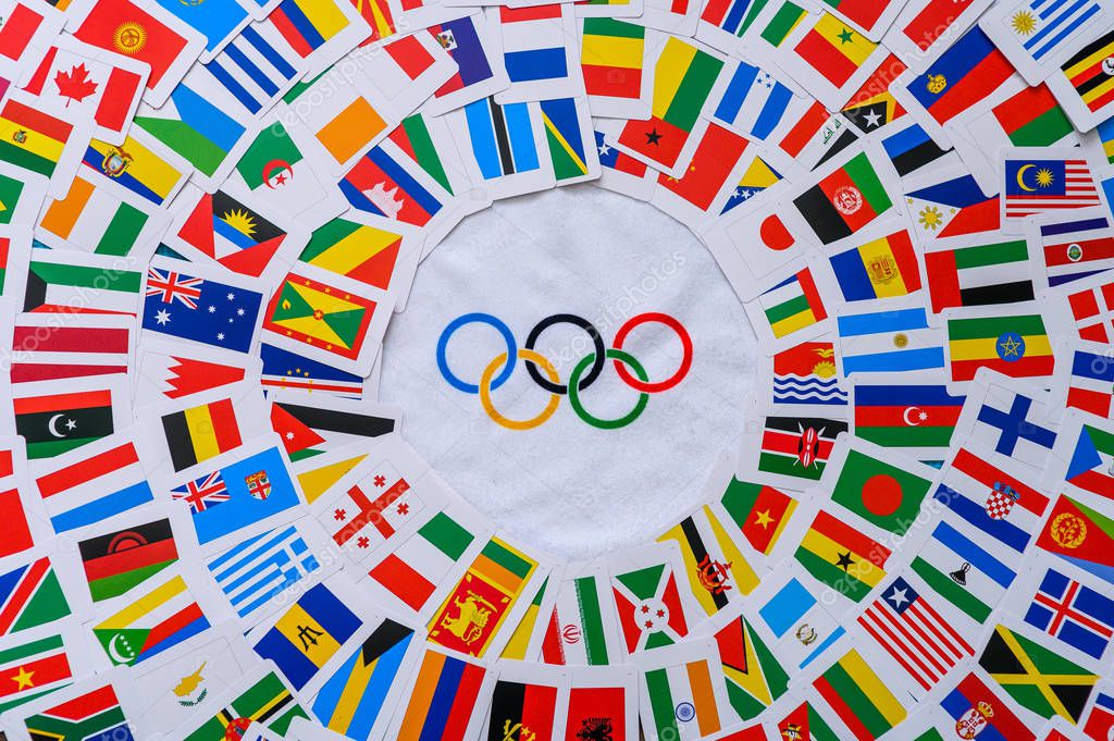 Banderas de los juegos olimpicos 2020 deals