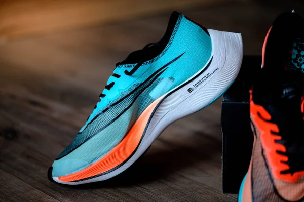 Bangkok Thailand Mars 2020 Nike Löparskor Vaporfly Next Kontroversiell Friidrott — Stockfoto