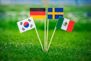 Almanya Ulusal Bayrağı, Meksika, İsveç, Kore Cumhuriyeti, Güney Kore