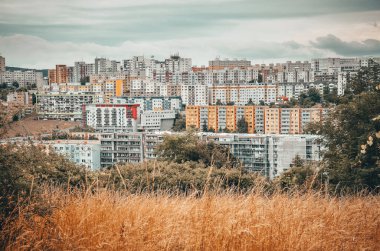 Şehirdeki apartman - apartman blokları
