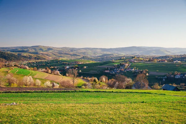 Toscana Paisagem Toscana Colinas Ondulantes Luz Pôr Sol — Fotografia de Stock