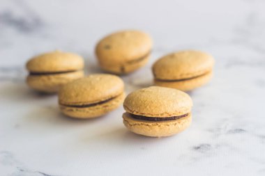 Kurabiyeler. Lezzetli Fransız tatlısı