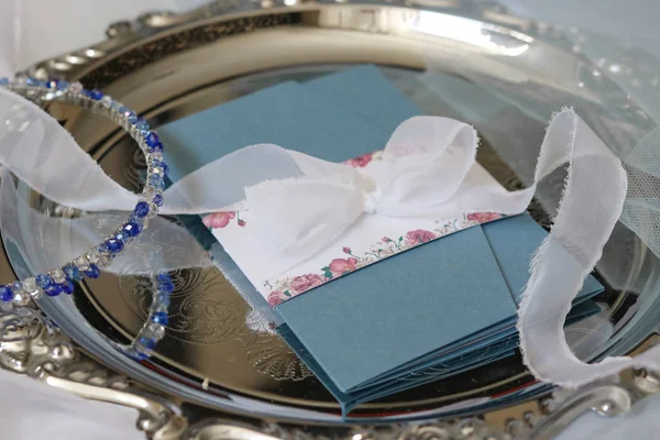 Düğün Invitational el yapımı, scrapbooking