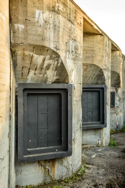 Dobrosov Post-war bunker on a hill, open to the public. — Stock Photo, Image