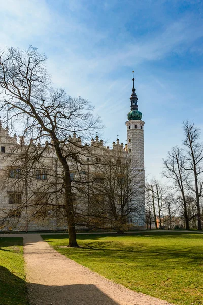 Zamek Litomysl, pomnik z listy UNESCO, doskonale zachowany. — Zdjęcie stockowe