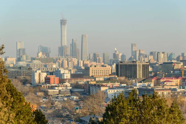 Panorama Della Città Dalla Collina Beihai East Gate Nel Jingshan — Foto Stock