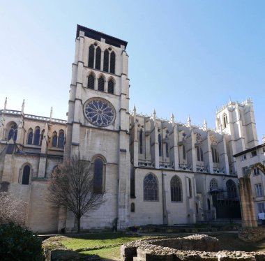 Lyon şehri, Fransa 'nın rhone alpes bölgesinde.