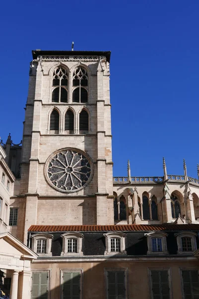 Città di Lione, nella regione delle Alpi del Rodano in Francia — Foto Stock