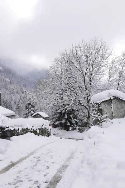 Vacaciones al pie del Mont Blanc, Francia — Foto de Stock