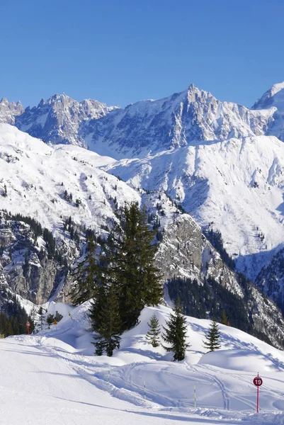 Semester vid foten av Mont Blanc, Frankrike — Stockfoto