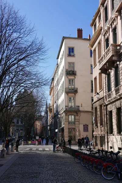 Cidade de Lyon, na região de rhone alpes, na frança — Fotografia de Stock