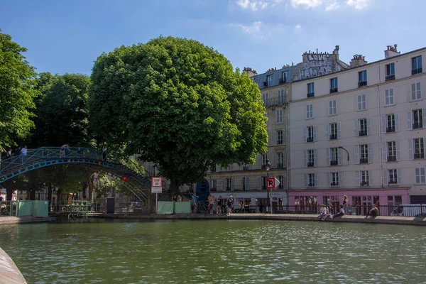 Paris 'in keşfi ve sen nehri kıyıları, Fransa — Stok fotoğraf