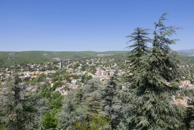 Forcalquier 'in çevresindeki Alpes de Haute Provence, Fransa