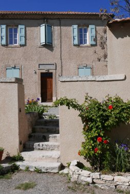 Forcalquier 'in çevresindeki Alpes de Haute Provence, Fransa