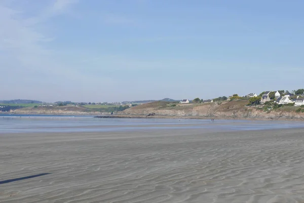 Yates de arena en la playa de Pentrez en finistere —  Fotos de Stock