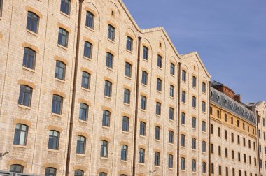 Marsilya rıhtımının inşası. Fransa