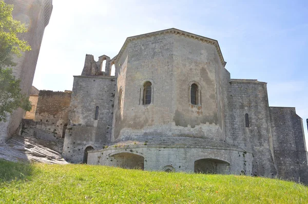 Spiritual retreat and reflection in the abbey, France — Stock Photo, Image