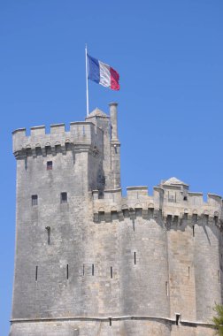 Fransa 'nın La Rochelle şehrinde turistik bir yer