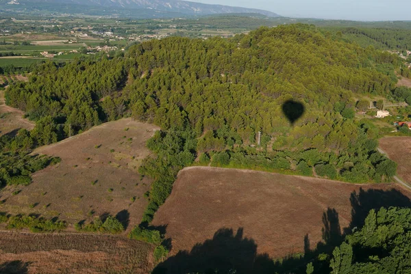 Hot Air Balloon Flight Vaucluse Village Roussillon France — Stock Photo, Image