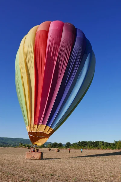 Політ Повітряних Кульок Воклюзі Над Селом Русільйон Франція — стокове фото