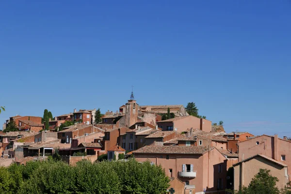 Village Vaucluse Roussillon Bonnieux Entre Vignoble Village France — Photo